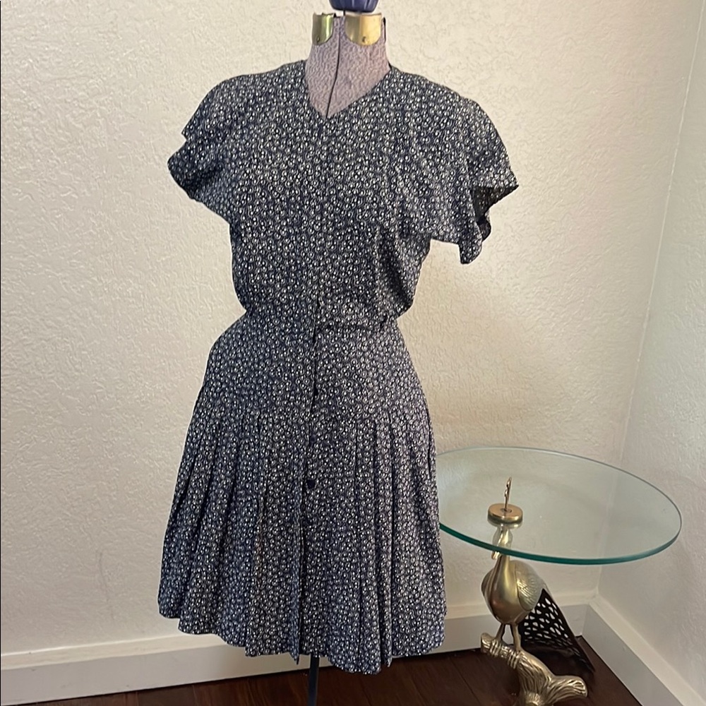 Vintage Floral Print Women's dress